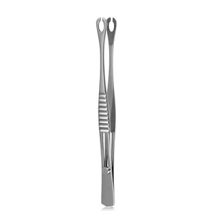 Pinza manual de acero inoxidable para perforaciones, herramienta profesional desechable, pinzas triangulares abiertas, herramienta para joyería corporal - Product Image 3