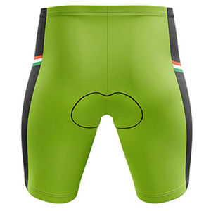 Ensemble maillot et short de cyclisme vert et noir pour homme, avec fermeture éclair sur le devant et short rembourré, vêtements de vélo à manches courtes, faible MOQ, approvisionnement en gros - Product Image 5