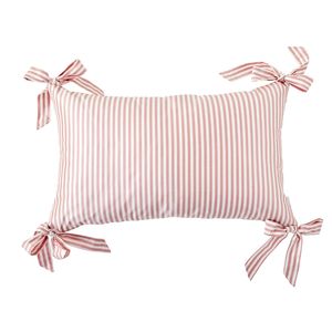 Cravates et housses de coussin décoratives rayées en coton tissé 100% |   Housse de coussin de canapé personnalisable de style américain |   Artisanat fait main pour la maison - Product Image 5