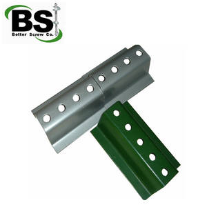 Poste de señalización en forma de U <span class=keywords><strong>para</strong></span> aeropuerto con orificios perforados y color opcional - Product Image 1