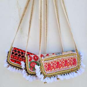 Sac à main fantaisie brodé coloré pour femmes – Sacs écologiques et sacs à main tendance de style traditionnel - Product Image 2