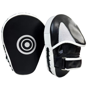 Mitaines de boxe BURAQ durables et respirantes en cuir PU avec fermeture à logo personnalisé, coussinets de cible pour l'entraînement sportif MMA et les arts martiaux - Product Image 2