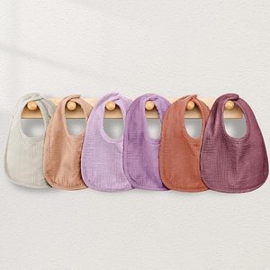Bavoirs en mousseline pour bébé 100% bambou, doux, respirants et respectueux de la peau délicate - Product Image 5