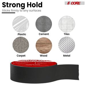 Nastro Adesivo Professionale per Gaffers, 2 Pollici x 30 Iarde, 4 Pezzi, Nero, in Cotone Resistente, Non Riflettente, Finitura Opaca, Adesivo Resistente all'Acqua - Product Image 5