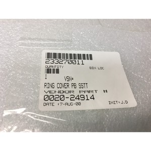 AMAT 0020-24914 Anillo de Cubierta PB SST 8" 101 COVERAGE - Equipo y Piezas de Semiconductores de Confianza de Global Legacy - Product Image 1