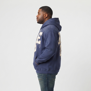 Sudadera con Capucha para Hombre, Talla Grande, Estilo Holgado, Bordada, Desgastada, Hombros Caídos, 100% Algodón, Forro Polar, Manga Larga, para Invierno - Product Image 3