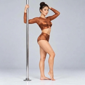 Top de pole dance pour femmes, tissu confortable pour la peau, adhérence sécurisée, respirant, confortable, extensible et durable. - Product Image 5