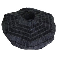 Gorro de Hombre Gris OEM ODM, Estilo TAM O SHANTER, Boina, Balmorals, Tartan, Tammy, Personalizado