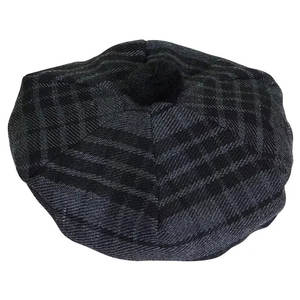 Chapeau personnalisé OEM ODM pour homme, gris, style TAM O SHANTER, béret, Balmorals, Tartan, Tammy - Product Image 3