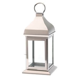 Farol de Metal Refinado para Velas, Portavelas Colgante Decorativo de Hierro para una Decoración Elegante en Recepciones de Boda - Product Image 4