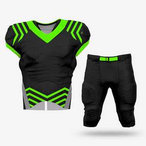 Maillot de football américain OEM Star Works Corporation léger 100 % polyester, col en V, bretelles réglables, manches courtes, respirant - Product Image 4