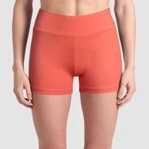 Shorts de sport taille haute corail pour femme, extensibles, pour la gym et l'entraînement, tenue de sport d'été - Product Image 1