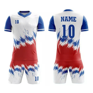 Soccer Uniform Kit Custom Sublimation Jersey Shorts Lightweight Sports Wear Moisture Control Team Wear For Clubs Soccer Uniform - Product Image 1