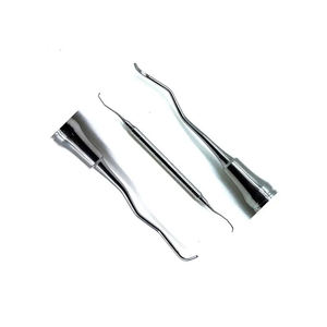 1 unidad/set de curetas dentales manuales para periodoncia Gracey, raspadores de hueso, curetas de acero inoxidable profesionales para dientes de Dentavex - Product Image 5