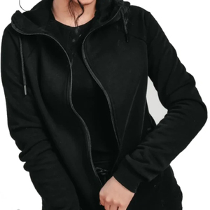Custom Men <b>Black</b> Hooded Winter Tracksuit Set Premium Drawstring Hoodie <b>Jogger</b> Pants Athletic Eco-Friendly Breathable Solid Front - Product Image 1