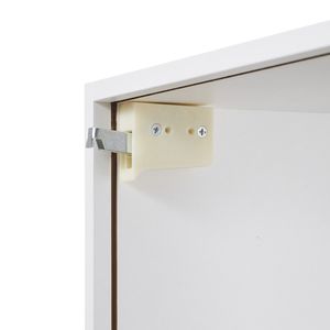 Armadio a Muro a 2 Ripiani da 32 Pollici per Lavanderia con Ripiano Regolabile e 2 Ante per Stoccaggio a Parete - Product Image 4