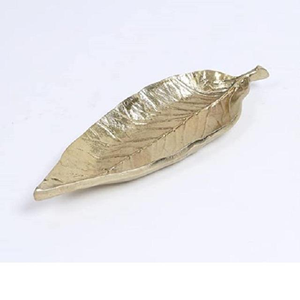 Bandeja de Servir de Metal con Forma Cuadrada y Asa en Forma de Hoja, para Fiestas, Interiores, Exteriores, Picnic, Almacenamiento - Product Image 3