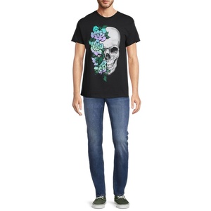 เสื้อยืดผู้ชายทรงปกติ ผ้าฝ้ายแท้ 100% สีพื้น พิมพ์ลายด้วยความร้อน ด้านหน้าระบายอากาศได้ดี น้ำหนักเบา เป็นมิตรกับสิ่งแวดล้อม สไตล์ลำลอง - Product Image 3