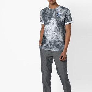 เสื้อยืดผู้ชายเนื้อผ้าคอตตอน 100% น้ำหนักเบา ล้างสีแบบแอซิดวอช ลายพิมพ์นุ่ม ระบายอากาศได้ดี แฟชั่นทันสมัย - Product Image 4