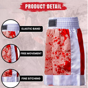 Uniforme de Boxeo Personalizado OEM, Ropa de Boxeo Personalizada, Ropa Deportiva de Artes Marciales con Logotipo del Cliente - Product Image 3