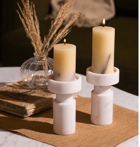 Hot Selling New Design White Marble Candle <b>Holder</b> Home Hotel Tableware Decorative <b>tealight</b> <b>Holder</b> At Low Price - Product Image 4
