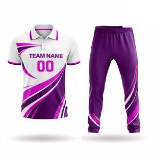 Uniforme de cricket personnalisé par sublimation pour équipe |   Vêtements de cricket pour hommes, femmes et jeunes, polo et pantalon, tenue complète d'équipe, qualité supérieure - Product Image 6