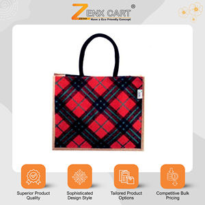 Offre incroyable, qualité supérieure, très résistants, légers, taille extra large, sacs de shopping en jute personnalisables pour cadeaux en gros - Product Image 2