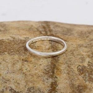 Anillo de Eternidad de Plata de Ley 925 con Diamantes en Oro Blanco, Corte Brillante Redondo, Engaste en Canal, Joyería Fina Clásica para Mujer, Anillo de Boda - Product Image 2