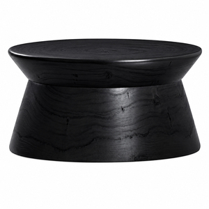 Table basse en bois de Suar massif, design contemporain et organique, qualité supérieure, sculpture monolithique, meubles de salon - Product Image 2