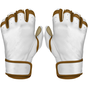 Gants de frappe en cuir véritable, anti-choc, pour baseball et softball américain, avec fermeture à pression, support de poignet, écologiques, pour adultes, les meilleurs - Product Image 5