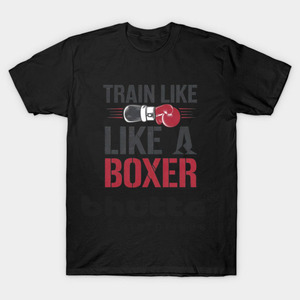 Premium Quality Custom Design Boxing T-Shirt Men 100%Cotton Graphic Tee Train Like A <b>Boxer</b> Print Gym Workout Boxing Gear T-Shirt - Product Image 3