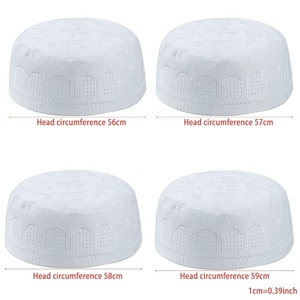 Venta caliente hombres musulmanes usan sombrero árabe musulmán gorra de hombre y Kufi-diseños islámicos elegantes para 2024 de BD - Product Image 2