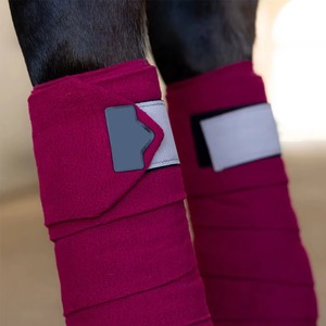 Bandages de protection pour jambes de cheval Professional Choice, en polaire double face, durables et flexibles, bandages en polaire pour chevaux - Product Image 3