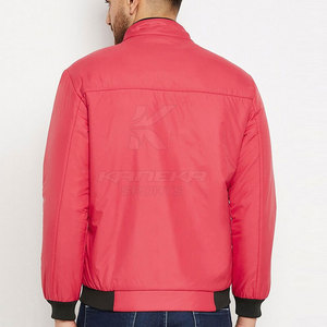 Blouson Bomber Homme Hiver 2026 en Polyester Coton à Col Montant avec Logo Frontal – Service OEM et Vente en Gros - Product Image 4