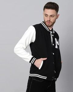 Factory Custom Womens Wool Blend Varsity <b>Jacket</b> White Faux <b>Leather</b> Sleeve Letter Embroidery Chenille Streetwear Letterman <b>Jacket</b> - Product Image 6