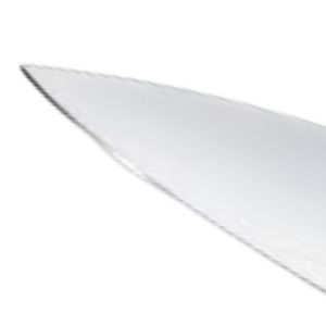 Cuchillo de Chef de 12 cm, Acero Inoxidable, Hoja Afilada, Cuchillo de Cocina para Cortar y Rebanar con Mango Ergonómico Negro Antideslizante para Cocinar - Product Image 4