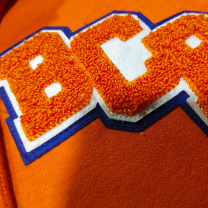 Newly Men's Customized Chenille Patches Solid <b>Work</b> 100% Cotton <b>Fleece</b> Breathable Pullover Raglan Sleeves Zip Hoodie Sweatshirt - Product Image 3