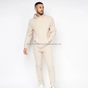 Ensemble de survêtement pour homme 2025, motif uni, streetwear, sweat-shirt à capuche et pantalon de jogging, survêtement cargo d'hiver avec sweat-shirt à capuche - Product Image 2