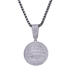 Most Selling 925 Sterling Silver Moissanite Diamond Pendant Hip Hop Style Fashion Jewelry Pendant for Men and Women - Product Image 4