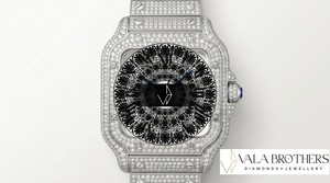 นาฬิกาข้อมือผู้หญิง Cartier รุ่นโบราณ ตัวเรือนโลหะผสมสีทองเหลือง หน้าปัดทรงสี่เหลี่ยม ระบบควอตซ์ สายหนังสีแดง พร้อมกระจกแซฟไฟร์ - Product Image 3
