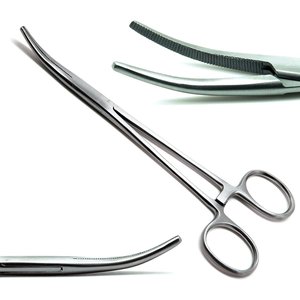 Pinzas Quirúrgicas Curvas para Arterias, Instrumentos Médicos Manuales de Acero Inoxidable, Tipo Mosquito, Herramienta Metálica Duradera Clase I, 1 Año de Garantía - Product Image 6