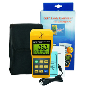 Detector de radiación de campo electromagnético triaxial Digital de alta calidad, registro de datos 9999 con CD, software USB, medidor EMF - Product Image 2