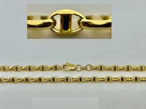 สร้อยข้อมือทองคำ 18K รุ่นโอเชียนสำหรับผู้หญิง GC มีหลายขนาดความยาว 45 ซม./50 ซม./55 ซม. เหมาะสำหรับใส่ทุกวัน - Product Image 3