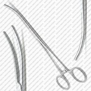 Pinces hémostatiques Rankin Crile 10 pouces courbées, pinces chirurgicales vétérinaires, pinces hémostatiques en acier inoxydable, certifiées CE OEM - Product Image 3