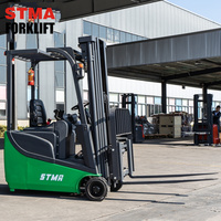 STMA 1ton 1.5ton 3000mm Carretilla elevadora eléctrica con batería Mástil equilibrado para múltiples situaciones Construcción de almacenes