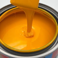 Peinture liquide jaune 2K DTM haute dureté, sans apprêt, pour métal, publicité, usage industriel, peinture marine, résistante aux intempéries