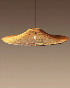 Handmade Modern Luxury Rattan Hanging Light Lightweight & Eco-Friendly for Bedroom and <b>Study</b> Room - Product Image 4