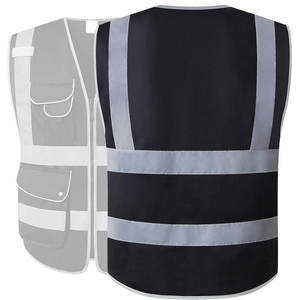 Veste de sécurité routière haute visibilité en gros, gilet de travail réfléchissant avec poche, le meilleur - Product Image 5