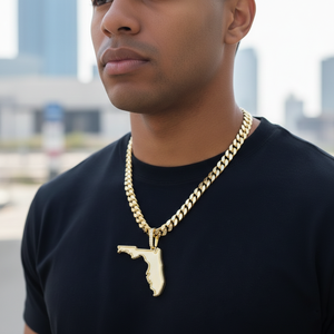 จี้เงินแท้ 925 แบบ Iced Out สไตล์ฮิปฮอป ประดับเพชร CZ หนักแน่น สำหรับผู้ชาย ของขวัญสุดโรแมนติกสำหรับคนรัก ขายส่ง - Product Image 2