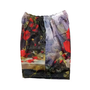 กางเกงขาสั้นตาข่ายลำลองพิมพ์โลโก้ตามสั่งสำหรับผู้ชายไซส์ใหญ่ ระบายอากาศ แห้งเร็ว สำหรับขายออนไลน์ - Product Image 3